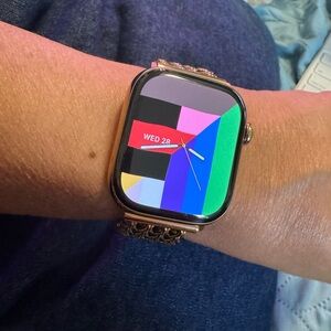 Sold Apple Watch Series 10 Gold Titanium  42mm